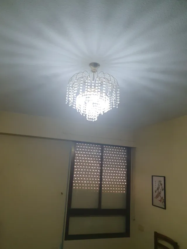 Lampada da soffitto in vetro e metallo