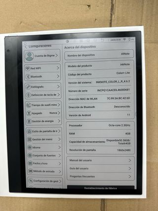Bigme inkNote Color + Lite E-Reader 10.3#000681