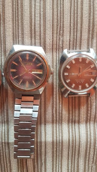 Lote 5 Relojes (Seiko, Ayja, Racer,Aseikon,Exactus