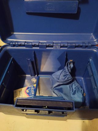 Cassetta multi uso rigida blu