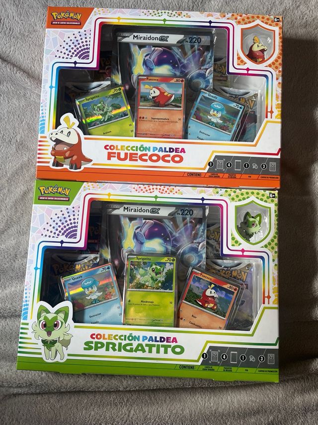 Pokemon caja Fuecoco/Sprigatito