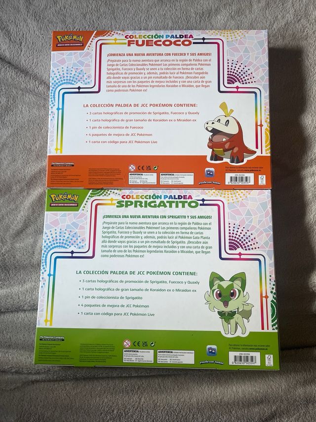 Pokemon caja Fuecoco/Sprigatito