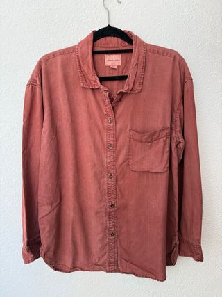 Blusa American Eagle Roja Mujer