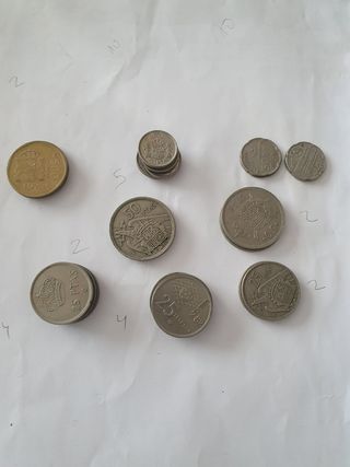 Lote de monedas de Pesetas