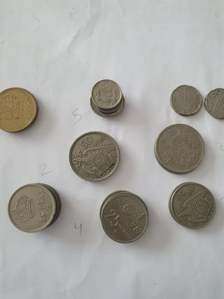Lote de monedas de Pesetas