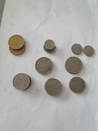 Lote de monedas de Pesetas