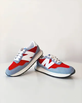Zapatillas New Balance 237 Gris y Rojo