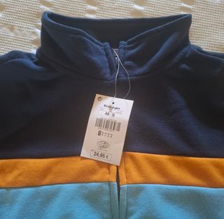 Sudadera nueva abierta con cremallera
