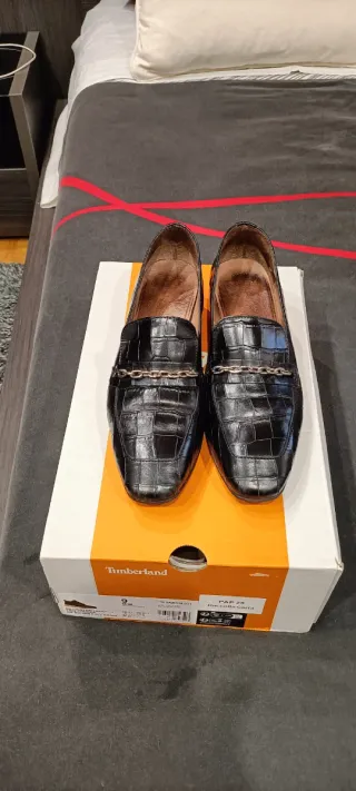 Mocasines Wonders Coco Negros Talla 40