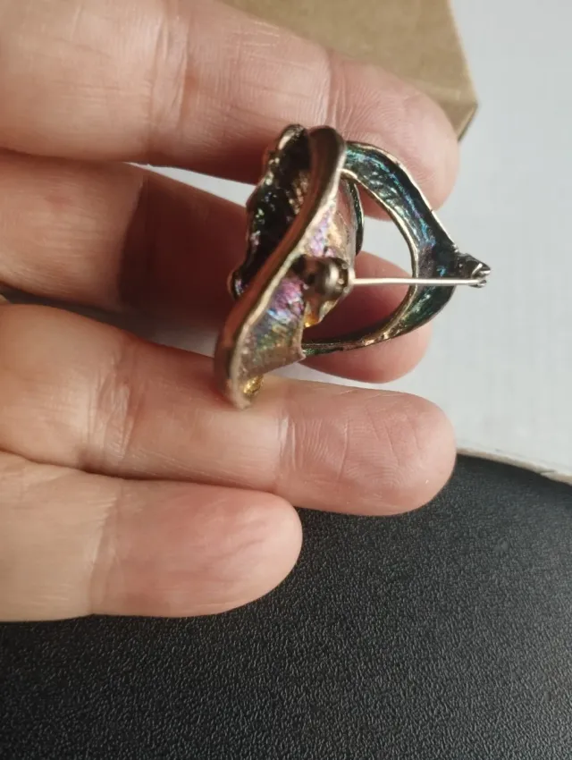 BROCHE VINTAGE FORMA FLOR