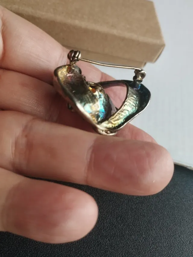 BROCHE VINTAGE FORMA FLOR