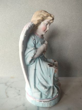 Antico Angelo in biscuit satinato