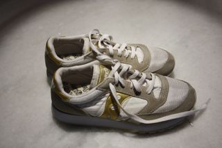 Scarpe Saucony Donna Tg 39 Oro Bianco