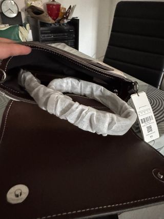 Bolso Parfois Beige y Verde Nuevo