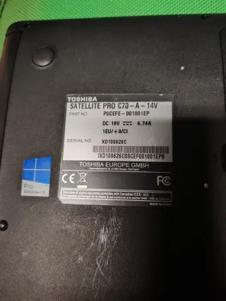 Portátil Toshiba Satellite C70 PRO