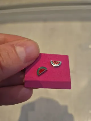 Pendientes niñ@ sandía