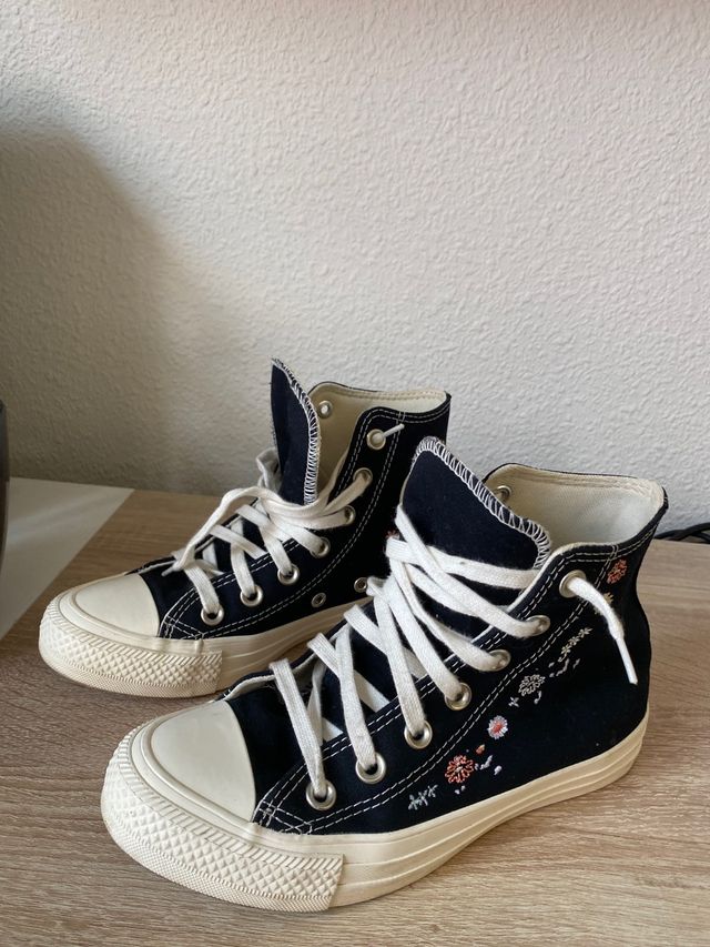 Converse All Star Hi con flores