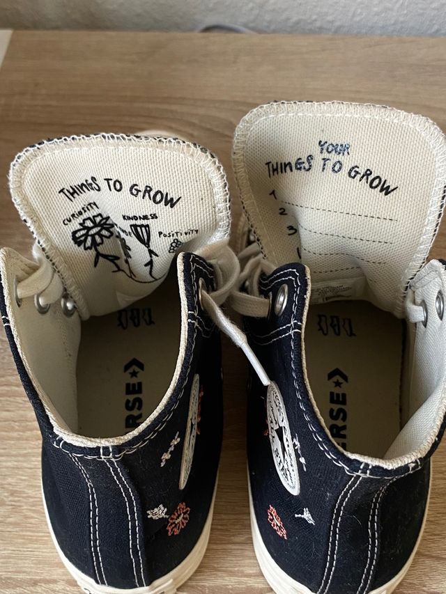 Converse All Star Hi con flores