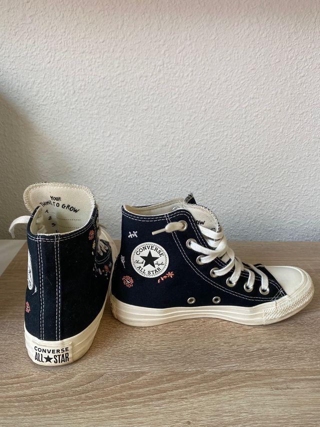 Converse All Star Hi con flores