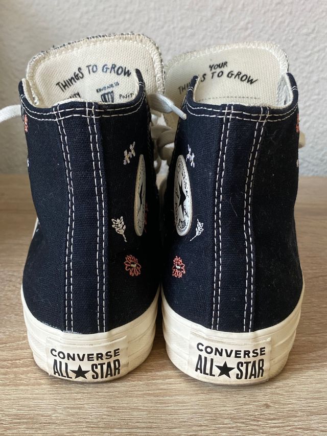 Converse All Star Hi con flores