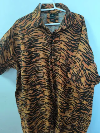 ZARA M-XL Estampado Animal relaxed fit