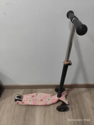 Patinete infantil 3 ruedas rosa