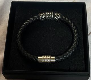 Pulsera LOTUS Hombre Cuero Cierre Magnético