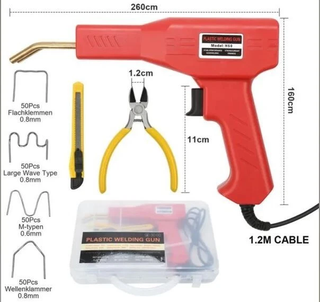 Pistola Saldatore Plastica Auto Kit Completo