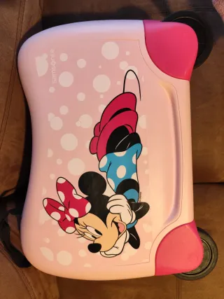 Maleta Infantil Ruedas Minnie Samsonite Rosa