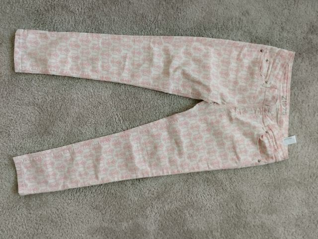 Pantalones Zara Estampados Rosa y Blanco