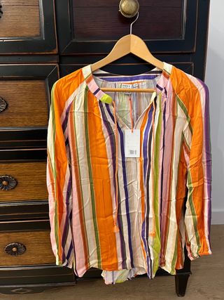 Blusa Emily van den Bergh Talla L Rayas
