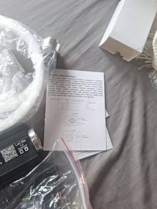 Kit Iluminación Fibra Óptica LED para coche