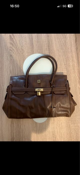 Bolso Piel Zerimar Marrón
