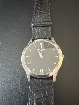 Reloj Baume & Mercier Correa Cuero Negro