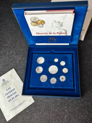 Últimas Pesetas en Plata - con Certificado