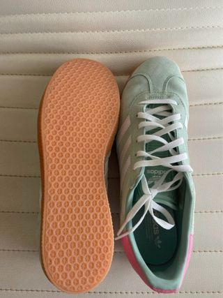 Adidas Gazelle Verde y Rosa