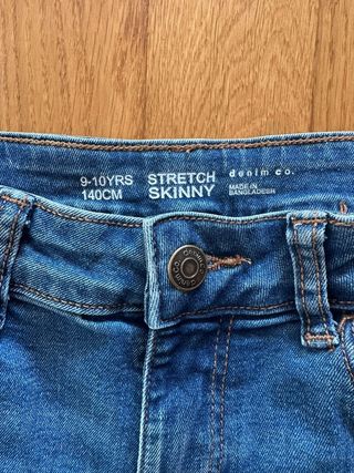 Jeans bambino blu stretch skinny 8-9 anni 140 cm