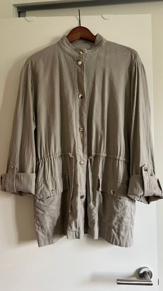 Camisa safari Zara color arena