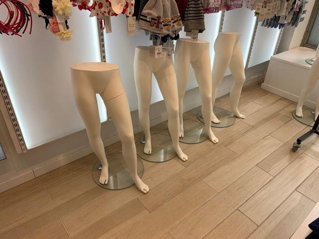 Maniquíes Infantiles Blancos (Pack 4)