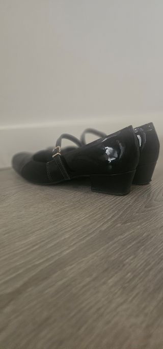 Zapatos negros charol mujer T38/39