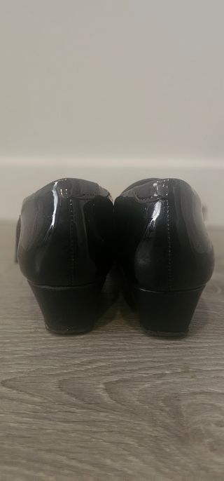 Zapatos negros charol mujer T38/39