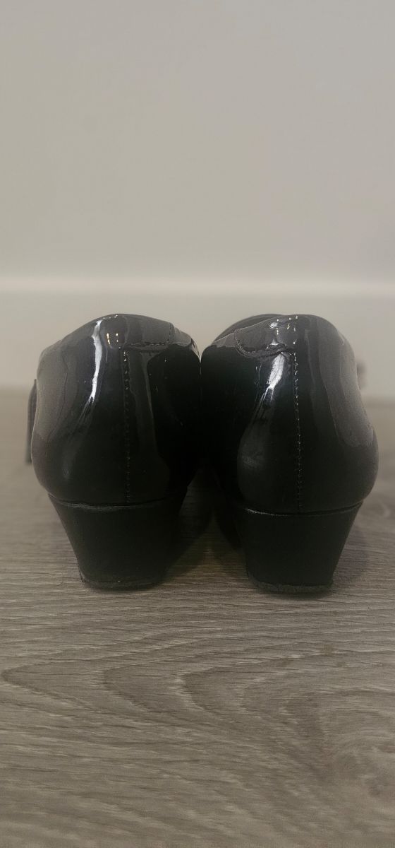 Zapatos negros charol mujer T38/39