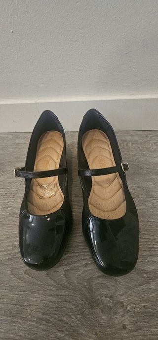 Zapatos negros charol mujer T38/39