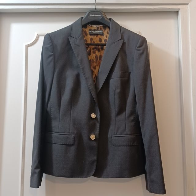 Dolce & Gabbana Tailleur Tg 46 Nero Nuovo