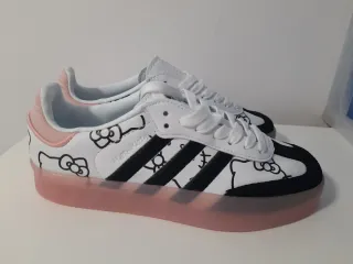 Zapatillas Adidas Samba x Hello Kitty Blancas Rosa