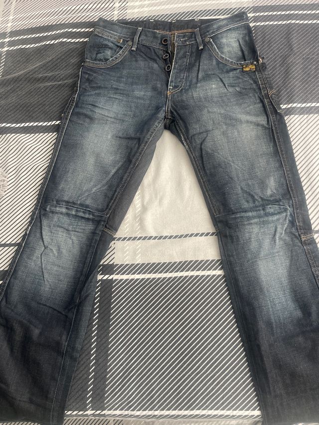 Tejanos G-Star RAW Hombre Azules