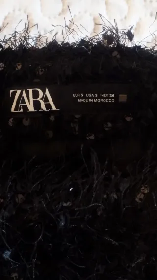 Top Bustier Zara Negro