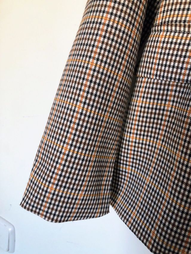Blazer cuadros XS como nuevo