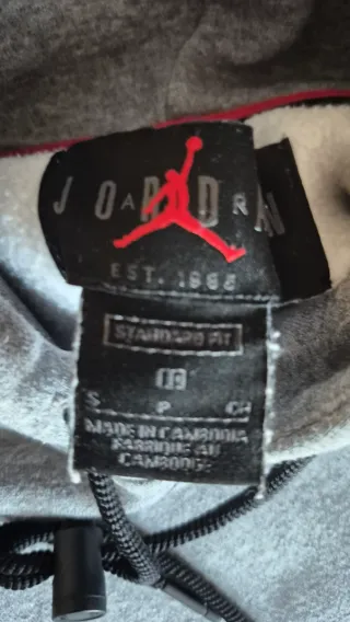 Sudadera Jordan Chico Gris