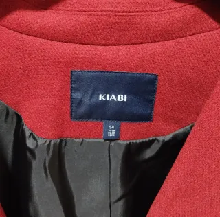 Abrigo Kiabi Granate Talla 54